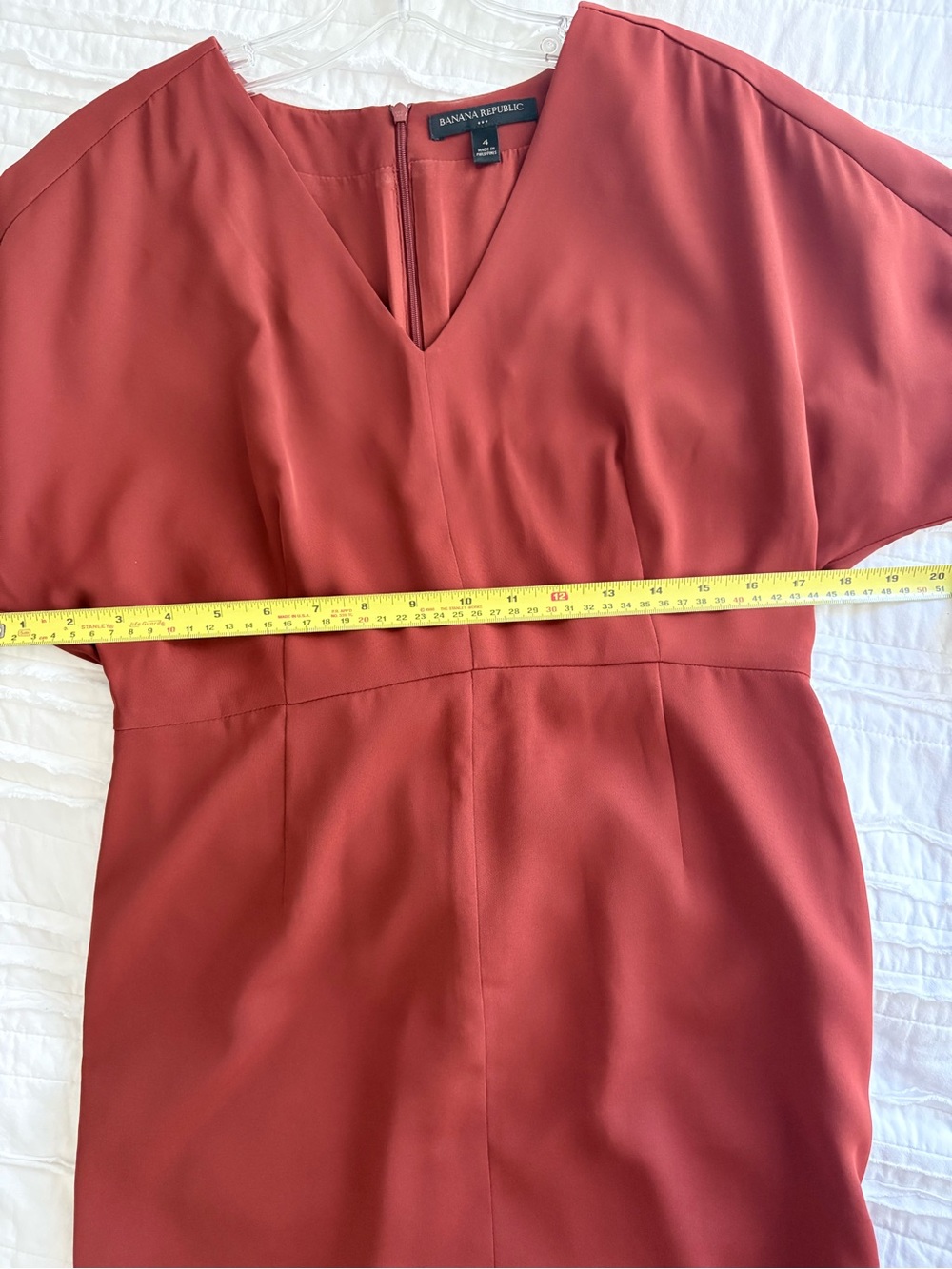 Banana republic burgundy red dress - Picture 5 of 7